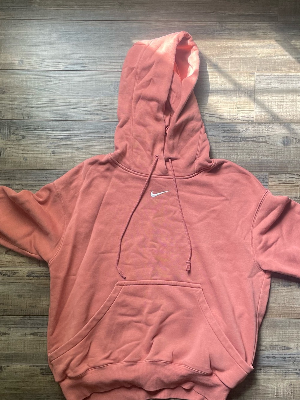 Nike Fleece Pullover Hoodie with Swoosh Tag